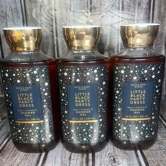 Bath & Body Works Other - Lot of 3 Bath & Body Works Little Black Party Dress Shower Gel NEW